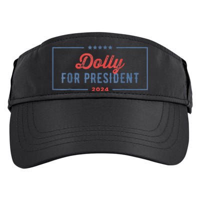 Dolly For President 2024 Retro Adult Drive Performance Visor