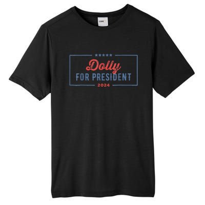 Dolly For President 2024 Retro Tall Fusion ChromaSoft Performance T-Shirt