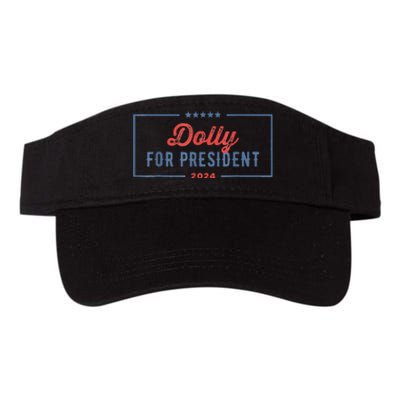 Dolly For President 2024 Retro Valucap Bio-Washed Visor