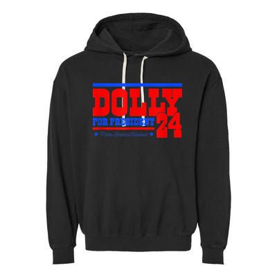 Dolly For President Garment-Dyed Fleece Hoodie
