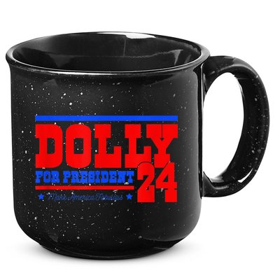 Dolly For President 15oz Campfire Ceramic Mug