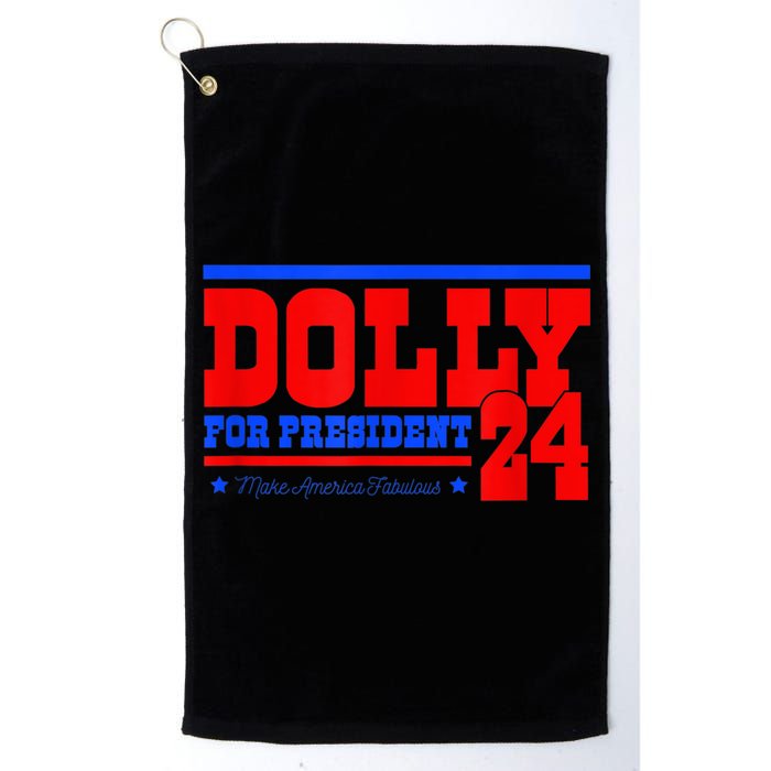 Dolly For President Golf Towel
