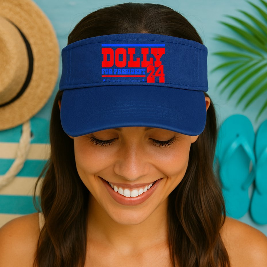 Dolly For President Visor