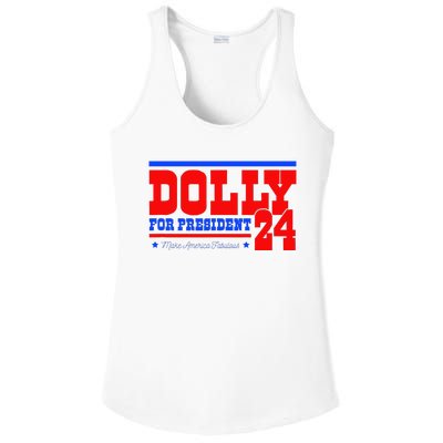 D.O.L.L.Y For President Ladies PosiCharge Competitor Racerback Tank