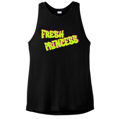 Designed Fresh Princess Trendy & Classic Ladies PosiCharge Tri-Blend Wicking Tank