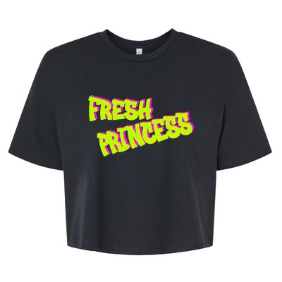 Designed Fresh Princess Trendy & Classic Bella+Canvas Jersey Crop Tee