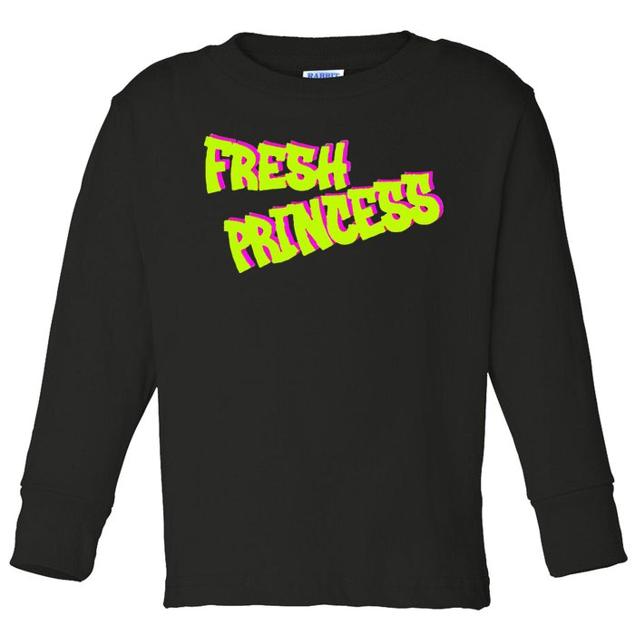 Designed Fresh Princess Trendy & Classic Toddler Long Sleeve Shirt