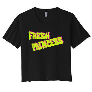 Designed Fresh Princess Trendy & Classic Women's Crop Top Tee