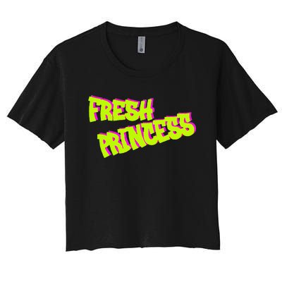 Designed Fresh Princess Trendy & Classic Women's Crop Top Tee