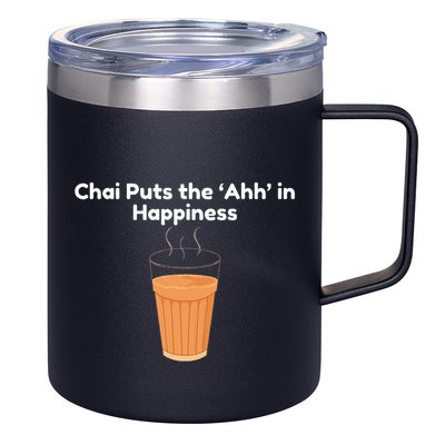 Desi Food Quotes Funny Indian Indian Culture 12oz Stainless Steel Coffee Mug