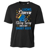 Detroit Football Queen Classy Sassy And A Bit Smart Assy Cooling Performance Crew T-Shirt