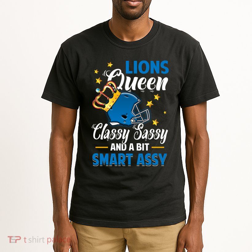 Detroit Football Queen Classy Sassy And A Bit Smart Assy Tall T-Shirt