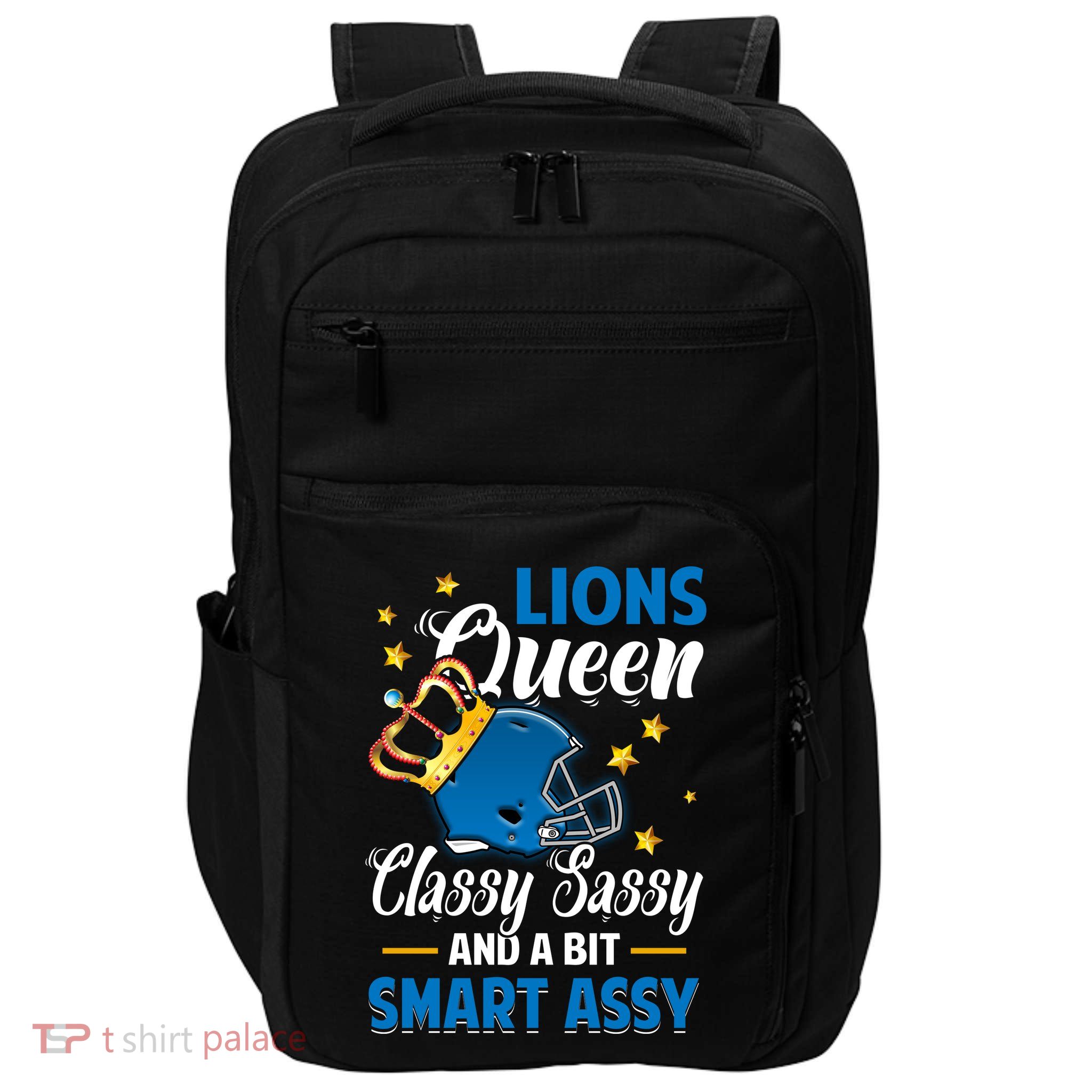 Detroit Football Queen Classy Sassy And A Bit Smart Assy Impact Tech Backpack
