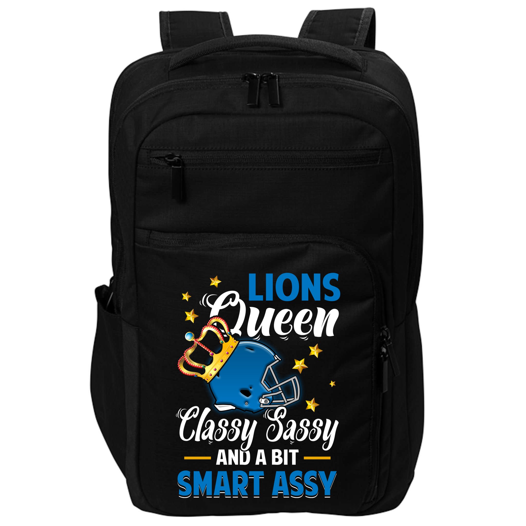 Detroit Football Queen Classy Sassy And A Bit Smart Assy Impact Tech Backpack
