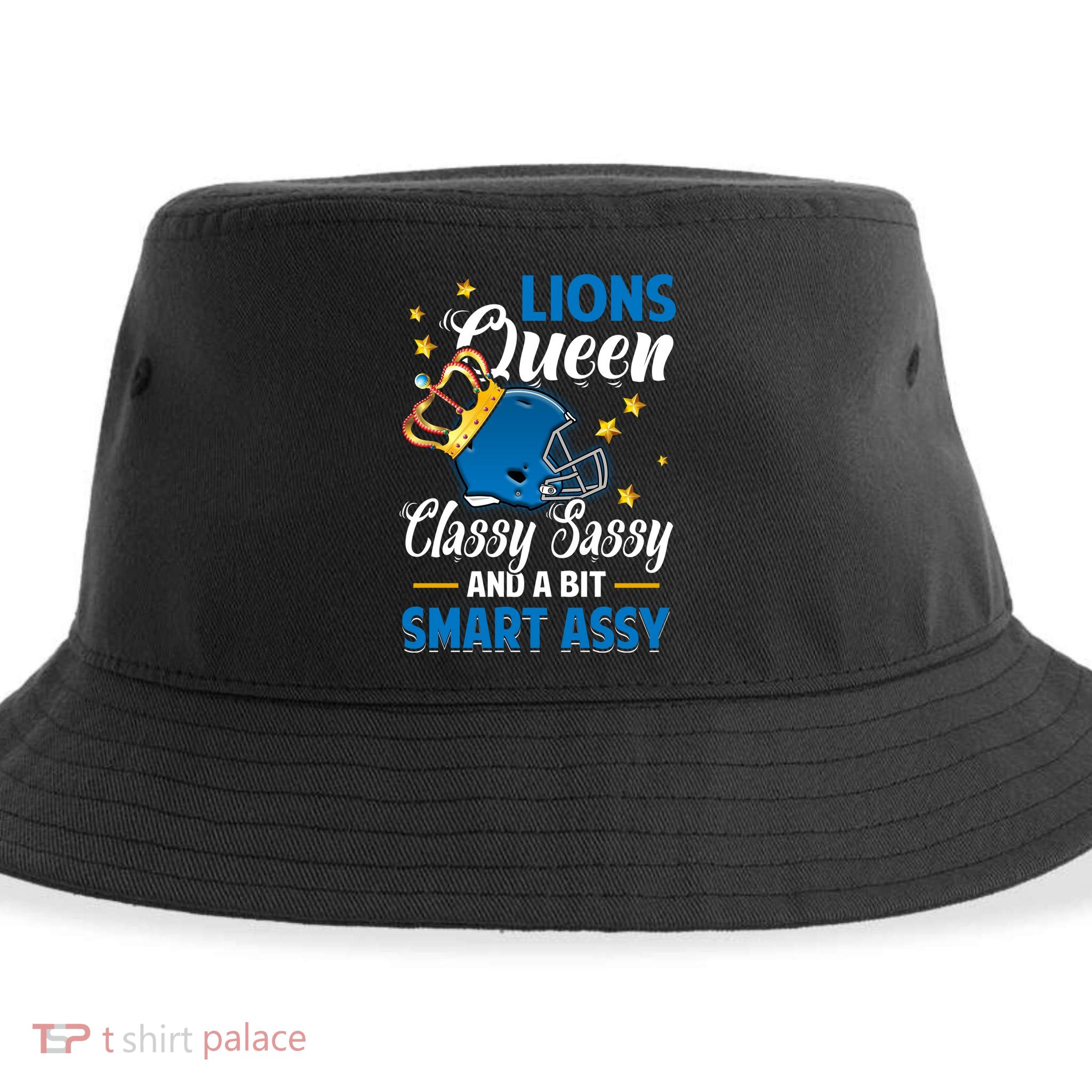 Detroit Football Queen Classy Sassy And A Bit Smart Assy Sustainable Bucket Hat