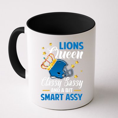 Detroit Football Queen Classy Sassy And A Bit Smart Assy Mug