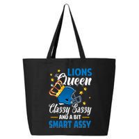 Detroit Football Queen Classy Sassy And A Bit Smart Assy 25L Jumbo Tote