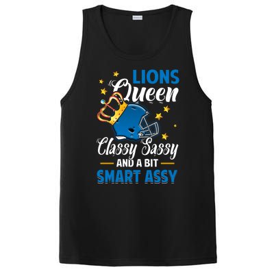 Detroit Football Queen Classy Sassy And A Bit Smart Assy PosiCharge Competitor Tank