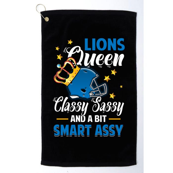 Detroit Football Queen Classy Sassy And A Bit Smart Assy Golf Towel