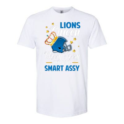 Detroit Football Queen Classy Sassy And A Bit Smart Assy Softstyle® CVC T-Shirt