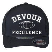 Devour Feculence Retirement Severance Big Word Work  Flexfit Unipanel Trucker Cap