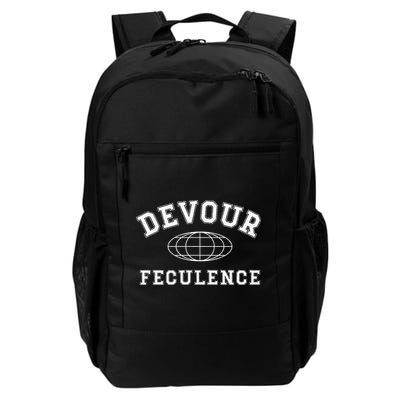 Devour Feculence Retirement Severance Big Word Work  Daily Commute Backpack