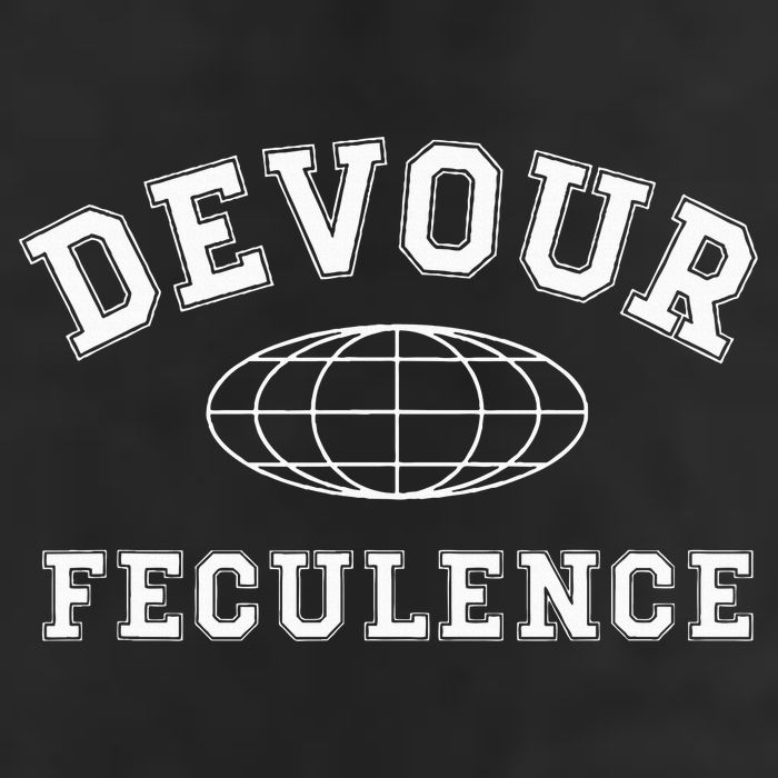 Devour Feculence Retirement Severance Big Word Work  Trucker Hat