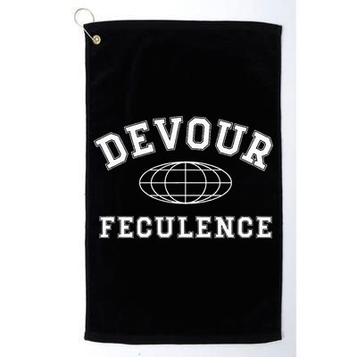 Devour Feculence Retirement Severance Big Word Work  Golf Towel