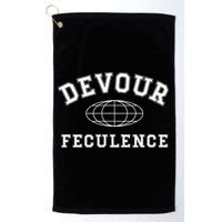 Devour Feculence Retirement Severance Big Word Work  Golf Towel