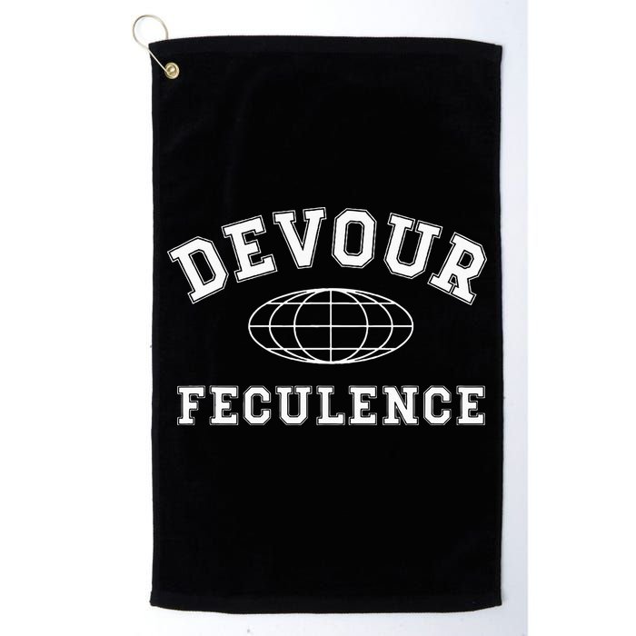 Devour Feculence Retirement Severance Big Word Work  Golf Towel