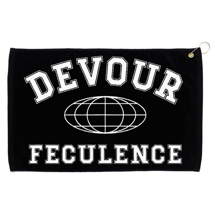 Devour Feculence Retirement Severance Big Word Work  Grommeted Golf Towel