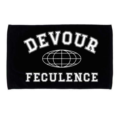 Devour Feculence Retirement Severance Big Word Work  Microfiber Hand Towel