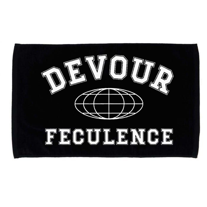 Devour Feculence Retirement Severance Big Word Work  Microfiber Hand Towel