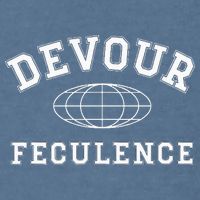 Devour Feculence Retirement Severance Big Word Work  Garment-Dyed Sweatshirt