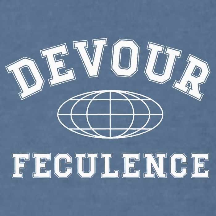 Devour Feculence Retirement Severance Big Word Work  Garment-Dyed Sweatshirt