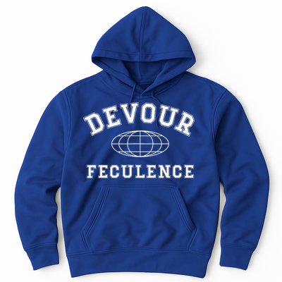 Devour Feculence Retirement Severance Big Word Work  Hoodie