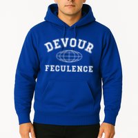 Devour Feculence Retirement Severance Big Word Work  Hoodie