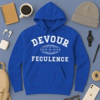 Devour Feculence Retirement Severance Big Word Work  Hoodie