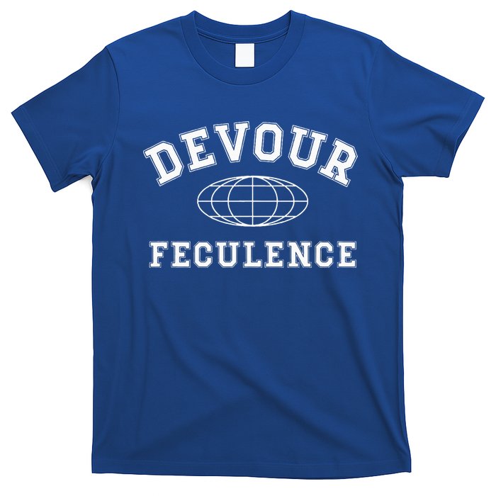 Devour Feculence Retirement Severance Big Word Work  T-Shirt