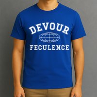 Devour Feculence Retirement Severance Big Word Work  T-Shirt