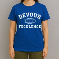 Devour Feculence Retirement Severance Big Word Work  T-Shirt
