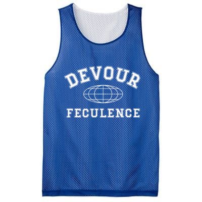 Devour Feculence Retirement Severance Big Word Work  Mesh Reversible Basketball Jersey Tank