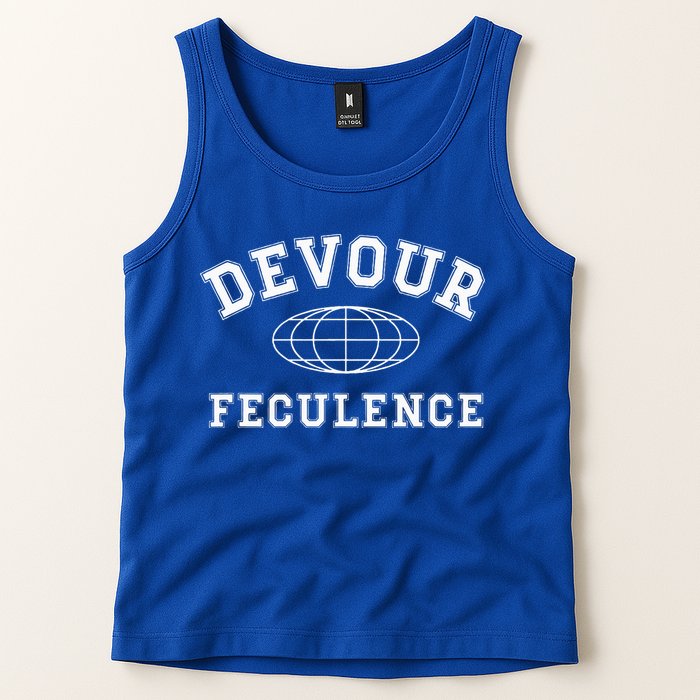 Devour Feculence Retirement Severance Big Word Work  Tank Top