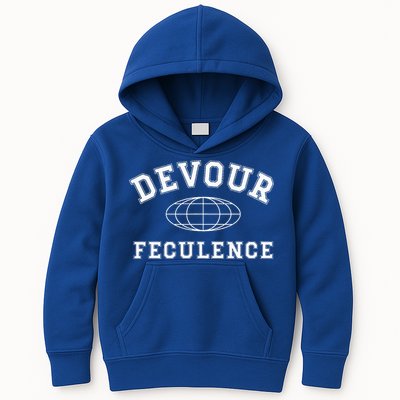 Devour Feculence Retirement Severance Big Word Work  Kids Hoodie