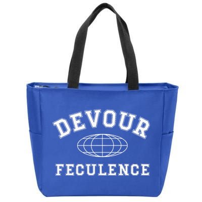 Devour Feculence Retirement Severance Big Word Work  Zip Tote Bag