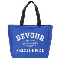 Devour Feculence Retirement Severance Big Word Work  Zip Tote Bag