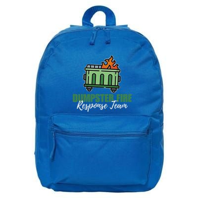 Dumpster Fire Response Team Dumpster Fire 16 in Basic Backpack