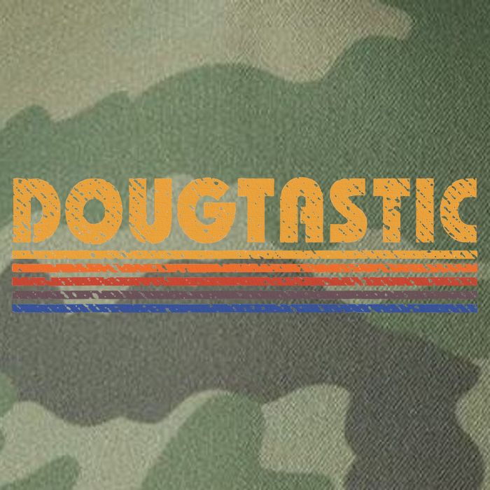 Dougtastic Funny Retro First Name Doug Legacy Tie Dye Trucker Hat