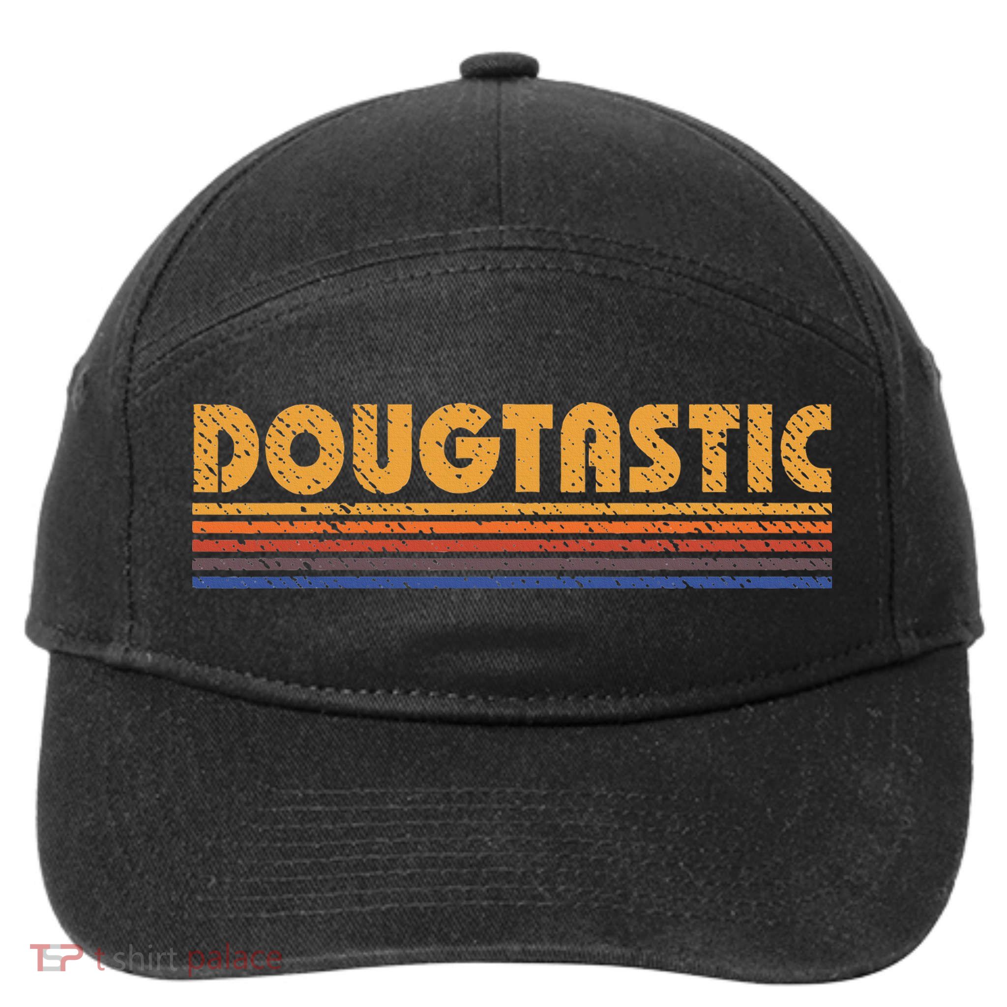 Dougtastic Funny Retro First Name Doug 7-Panel Snapback Hat