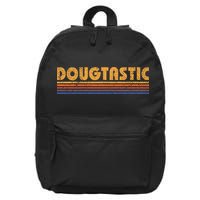 Dougtastic Funny Retro First Name Doug 16 in Basic Backpack